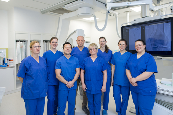 Team der Angiologie am ELBLANDKLINIKUM Riesa